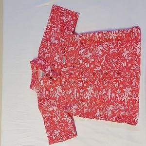 Boys XS 6/7 Columbia Sportwear Front Button Short-Sleeve Shirt